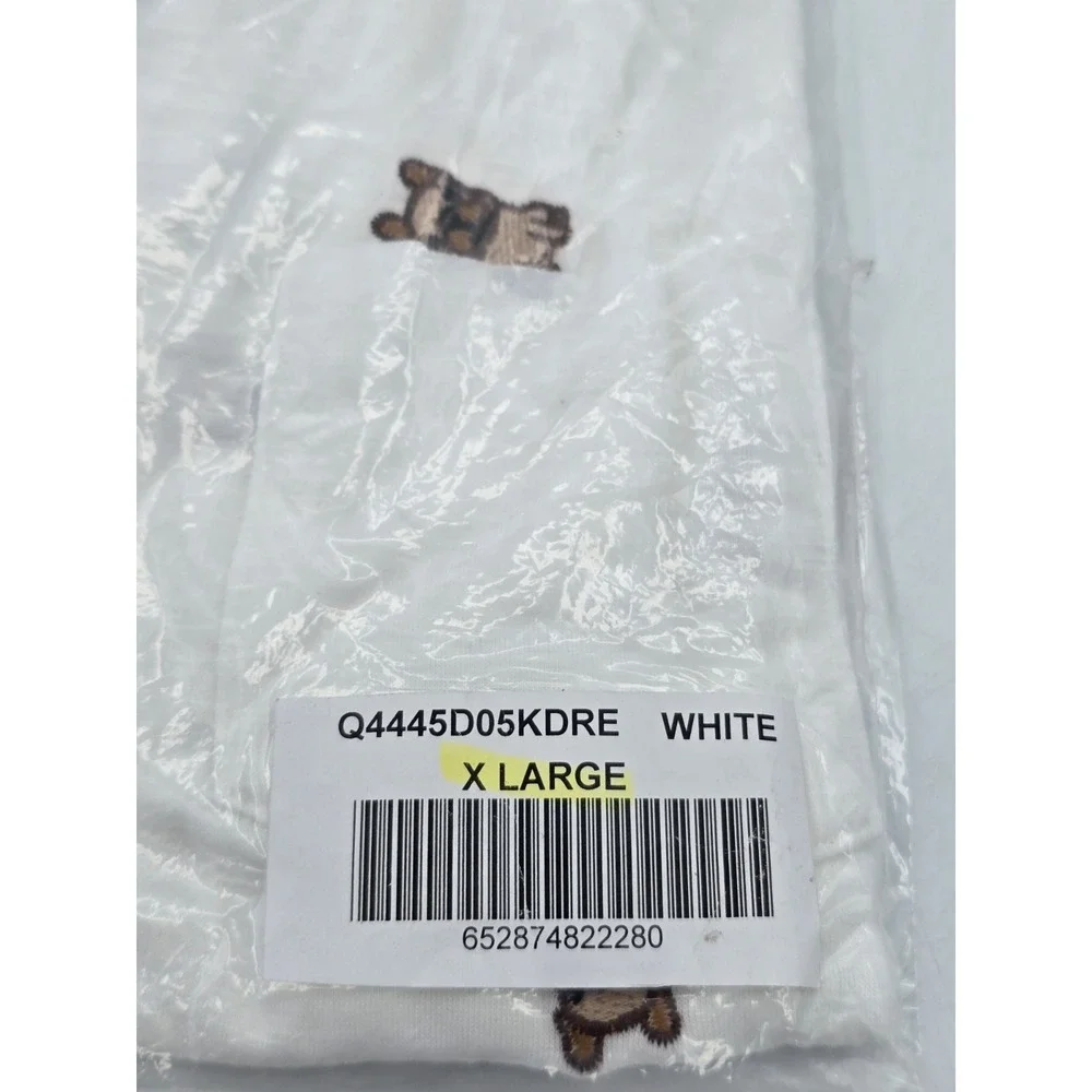 Speechless Girl's Graphic‎ T-Shirt Cute Dog Frenchie Size XL White